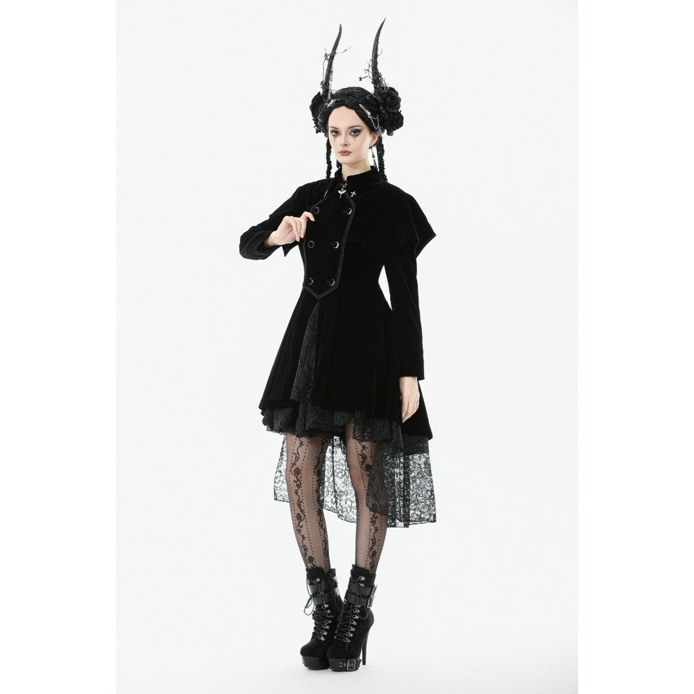 Dark in Love Lilith Officer Velvet Coat