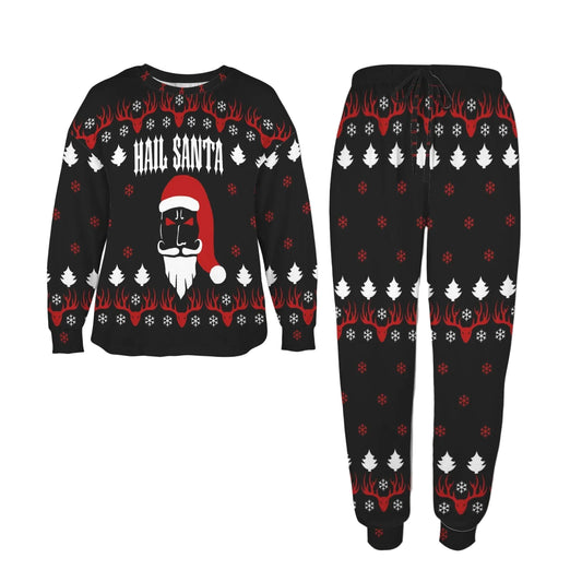 ANTIBrand Misfits Rack - Hail Santa Gothic Christmas Pyjama Set - S (UK 10)