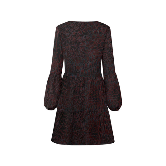 ANTIBrand Shedding Skin Wyvern Skin Tiered Dress