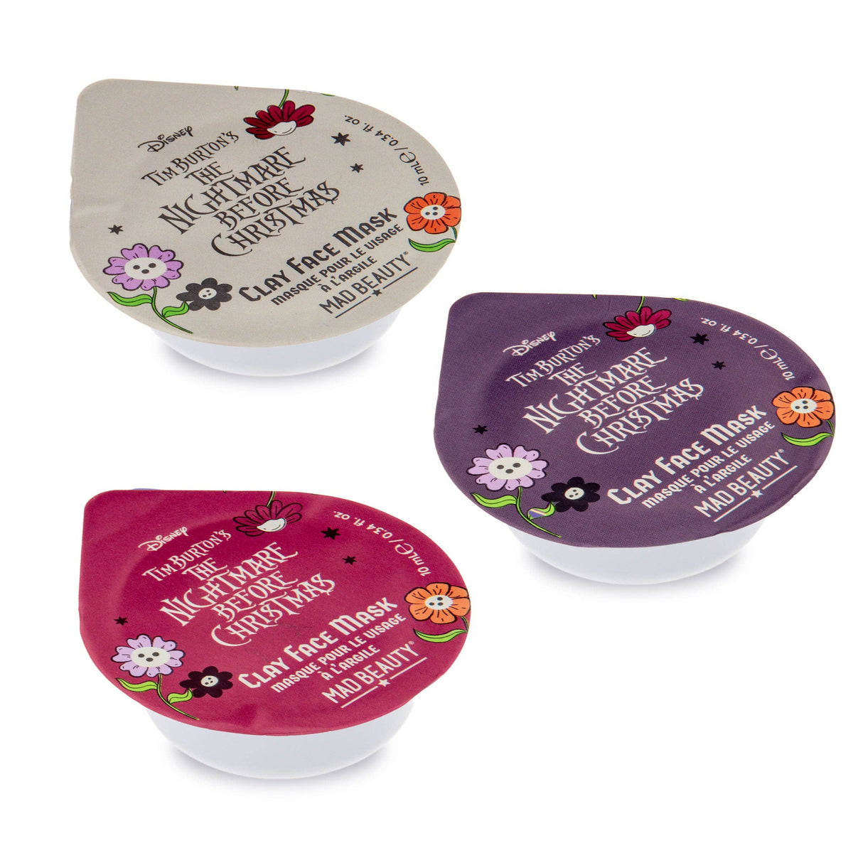Nightmare Before Christmas compact, purple with character artwork, from the advent calendar