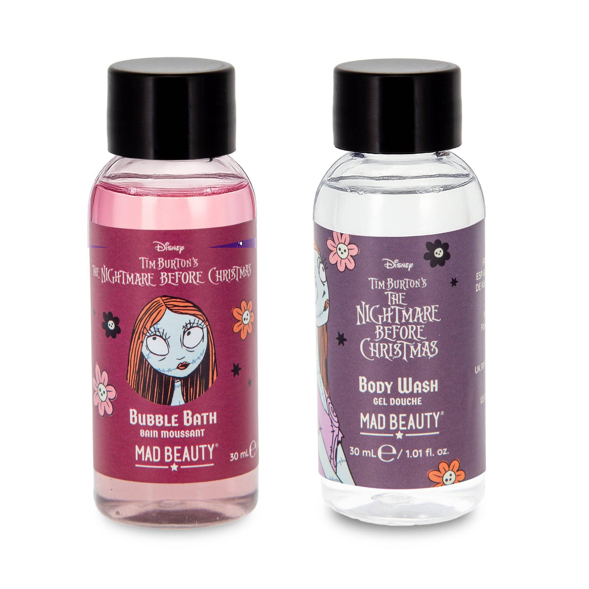 Two more Nightmare Before Christmas bath product bottles from the advent calendar