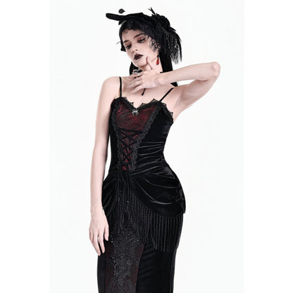Dark in Love Widow’s Web Corset Cami Top