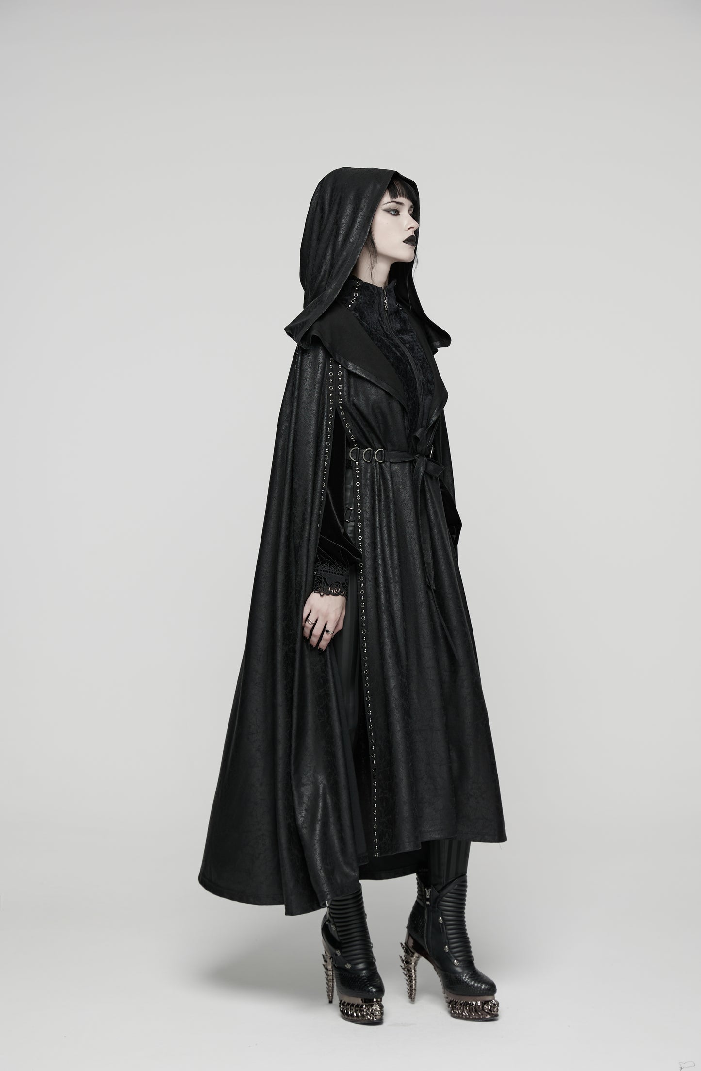 Punk Rave Punk Hooded Cloak