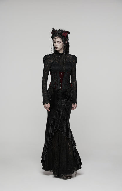 Punk Rave Goth Gorgeous Fishtail Skirt