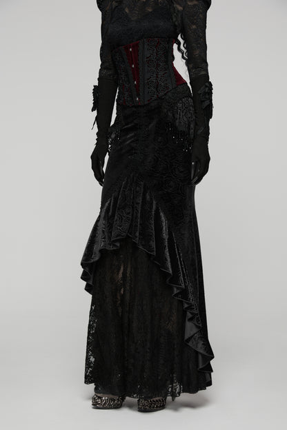 Punk Rave Goth Gorgeous Fishtail Skirt