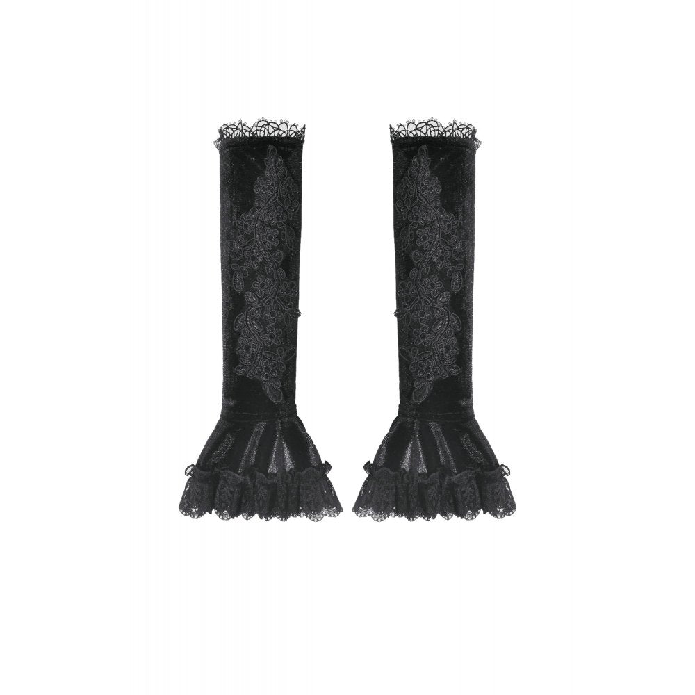 Dark in Love Lillian Victorian Lace Arm Warmers