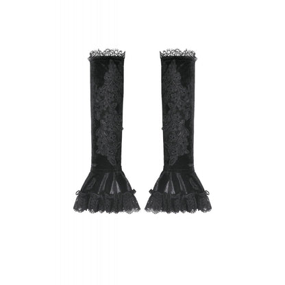 Dark in Love Lillian Victorian Lace Arm Warmers