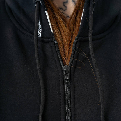 Cupcake Cult Hypno Bunny Hood in Black and White