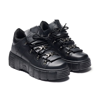 Koi Rimo Core Chunky Black Trainers