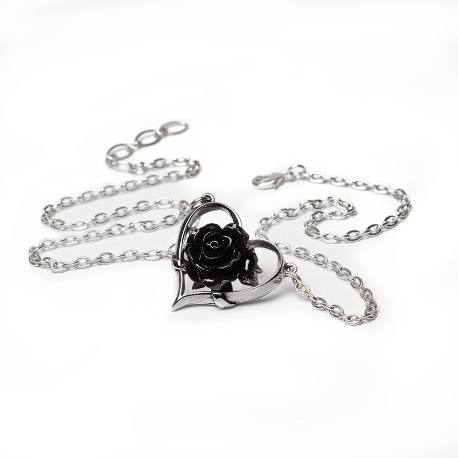 Alchemy Gothic Heart of Blackness Necklace