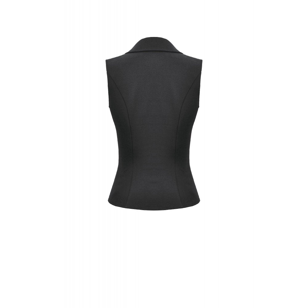 Dark in Love Punk Studded Lace Up Corset Vest