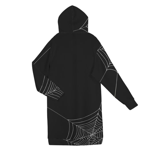 Caught Up in Your Web Extra Long Hoodie