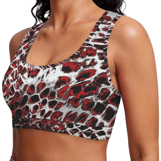 ANTIBrand Activewear Basilisk Skin Gym Crop Top