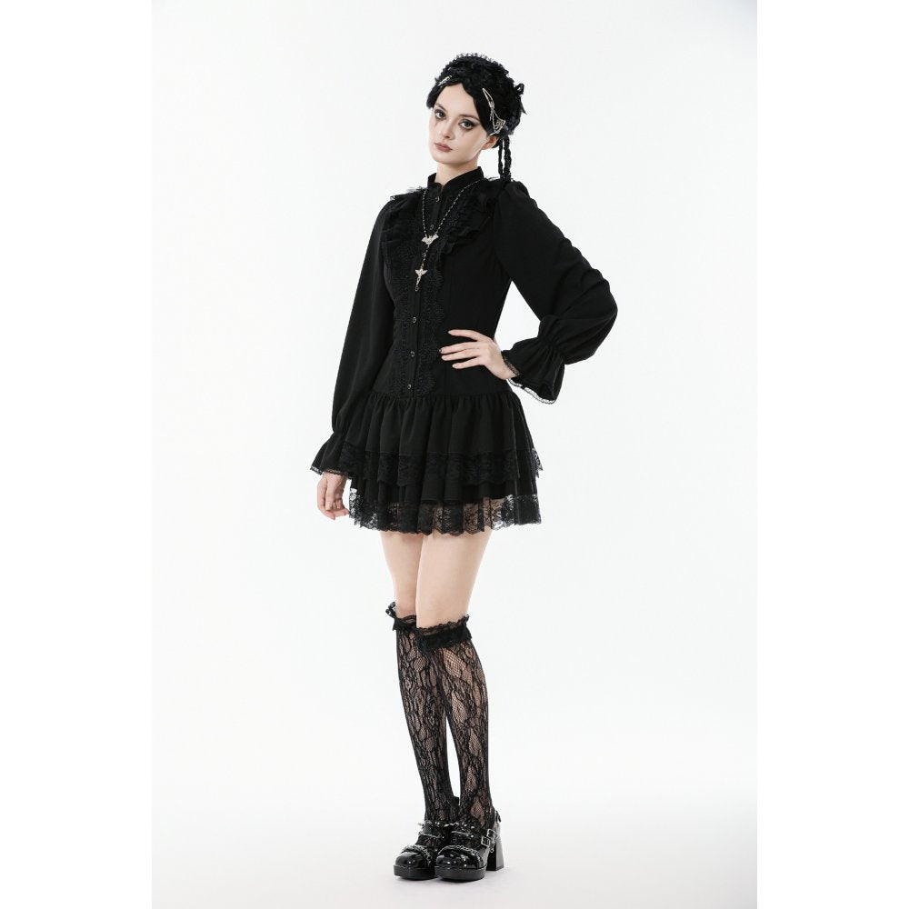 Dark in Love Desdemona Victorian Mini Dress