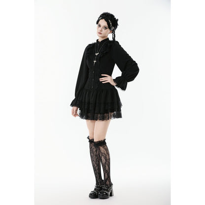 Dark in Love Desdemona Victorian Mini Dress