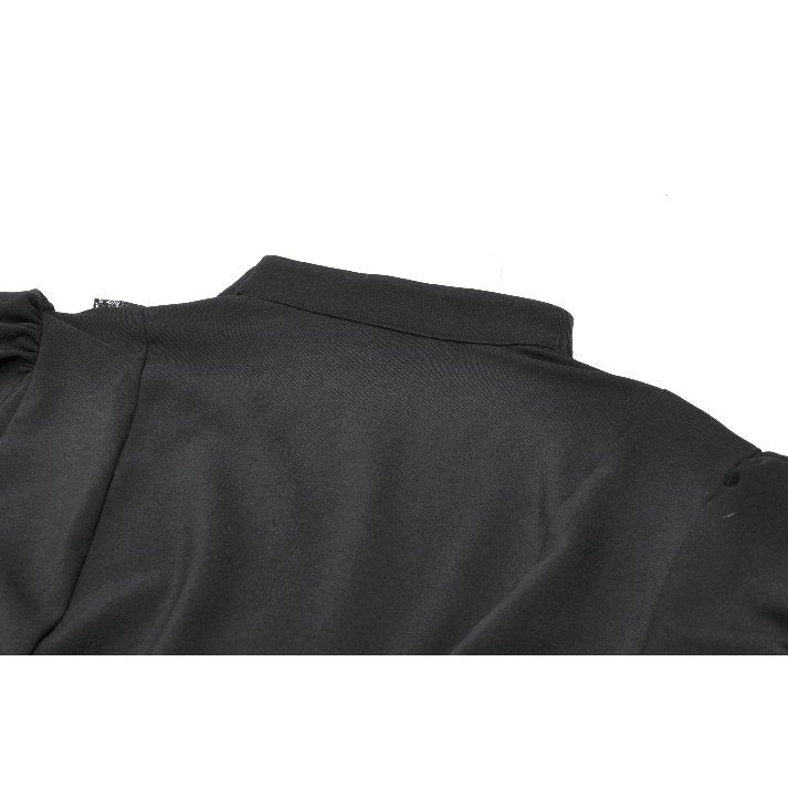 Dark in Love Courtly Cross Gem Gothic Blouse