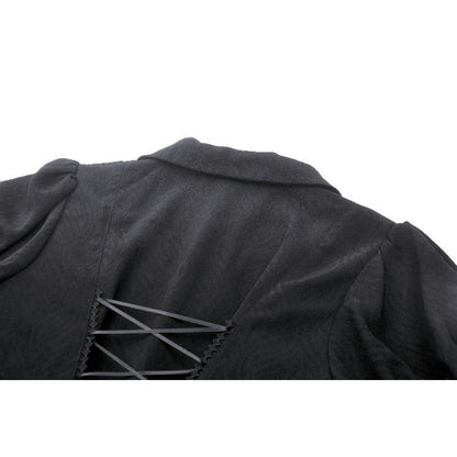 Dark in Love Vanetta Ruffled Puff Sleeve Shirt - Kate's Clothing