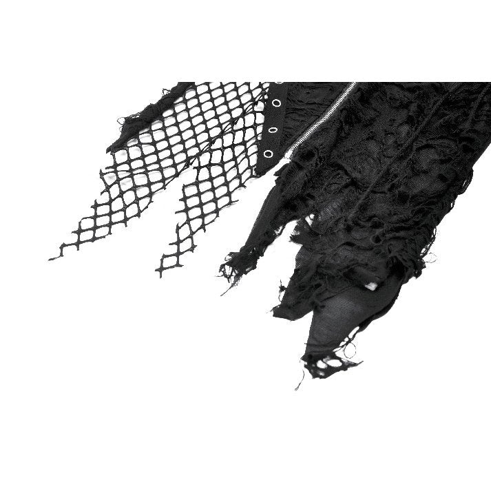 Dark in Love Rebel Punk Asymmetric Hooded Top