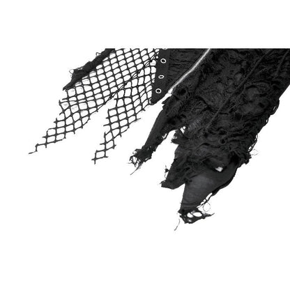 Dark in Love Rebel Punk Asymmetric Hooded Top