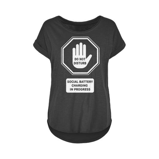 Do Not Disturb Long Slub T-Shirt