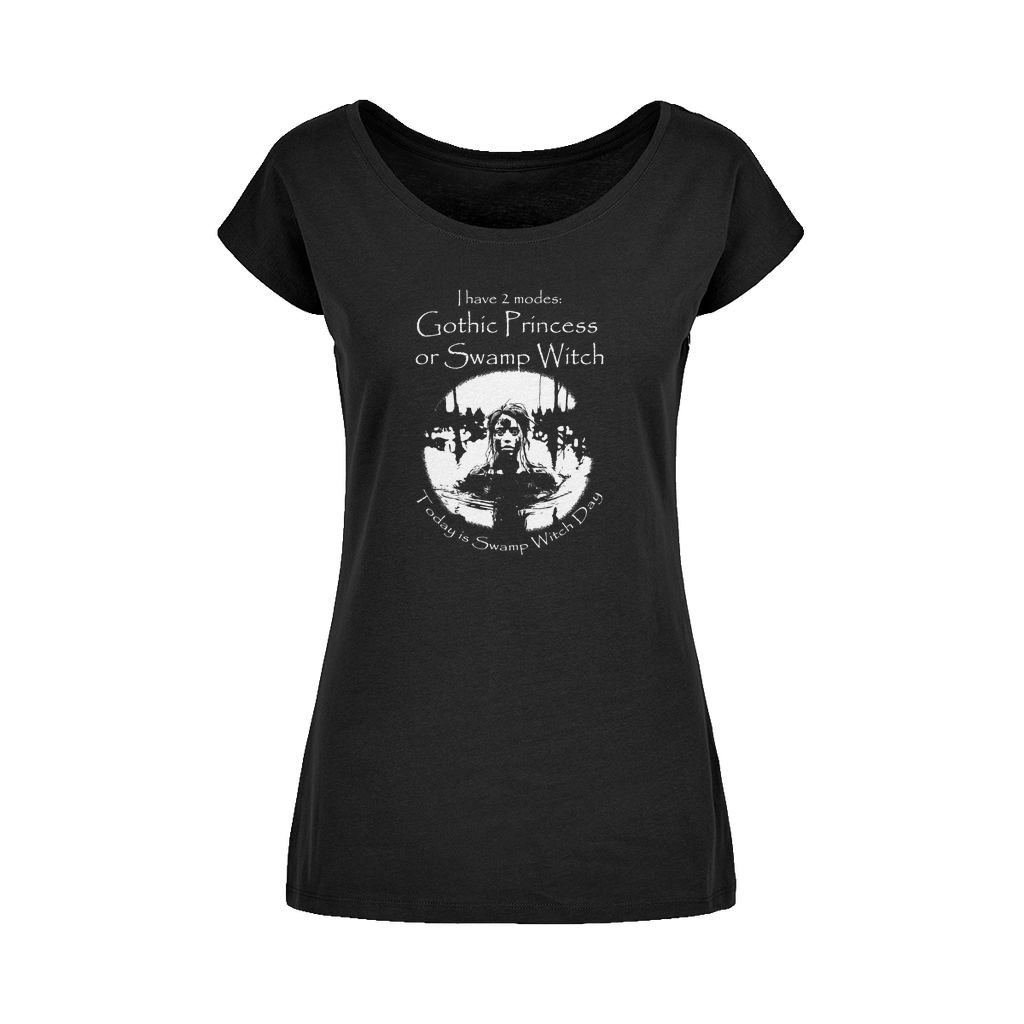 Swamp Witch Wide Neck Womens T-Shirt