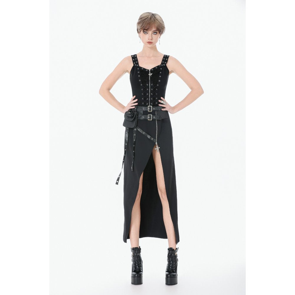Dark in Love Punk Lace-Up Corset Style Top