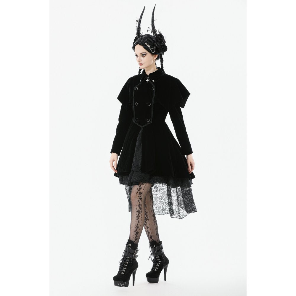 Dark in Love Lilith Officer Velvet Coat