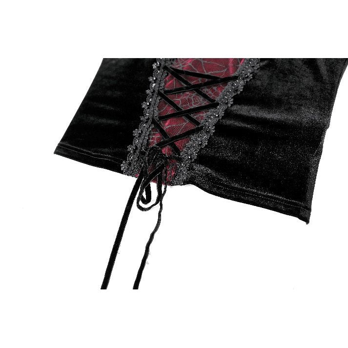 Dark in Love Widow’s Web Corset Cami Top