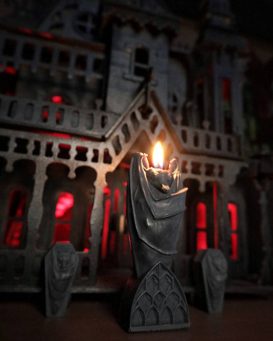 Mayhem Made Lucius Gothic Bat Candle