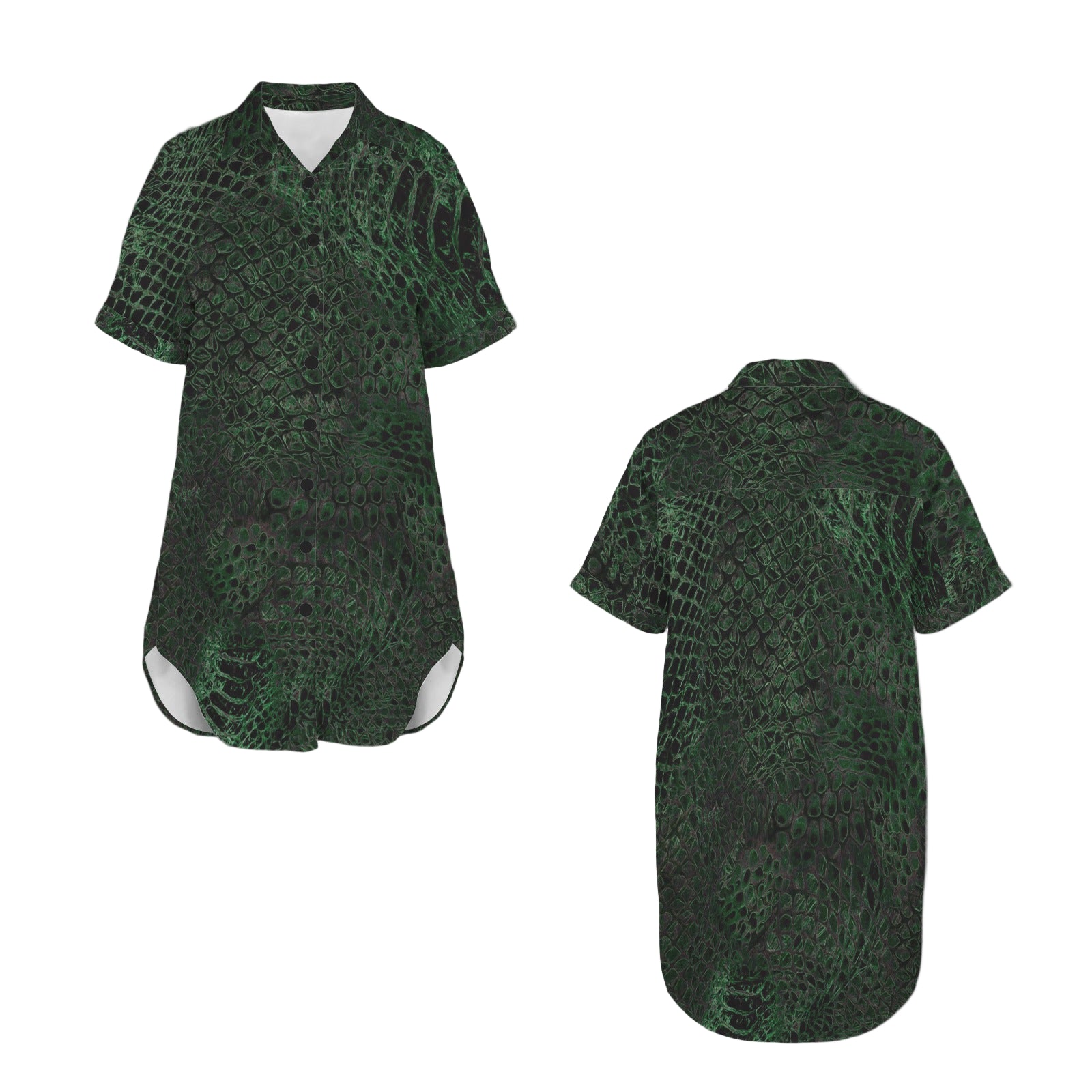 ANTIBrand Shedding Skin Dragon Skin Shirt Dress