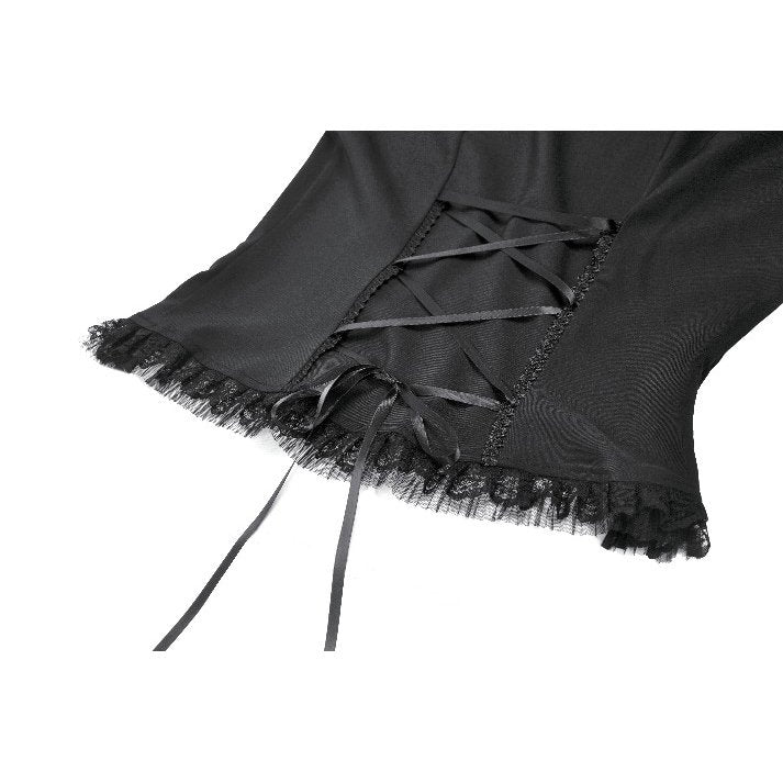 Dark in Love Courtly Cross Gem Gothic Blouse