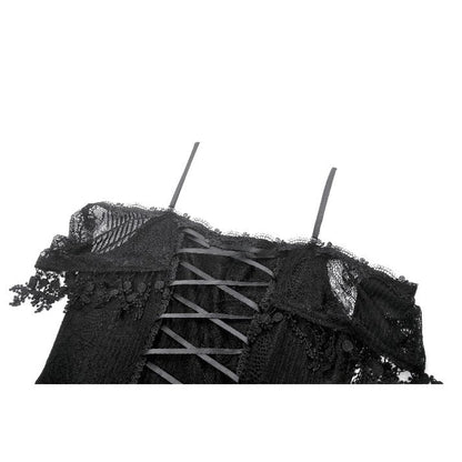 Dark in Love Soraya Gothic Lace High-Low Dress