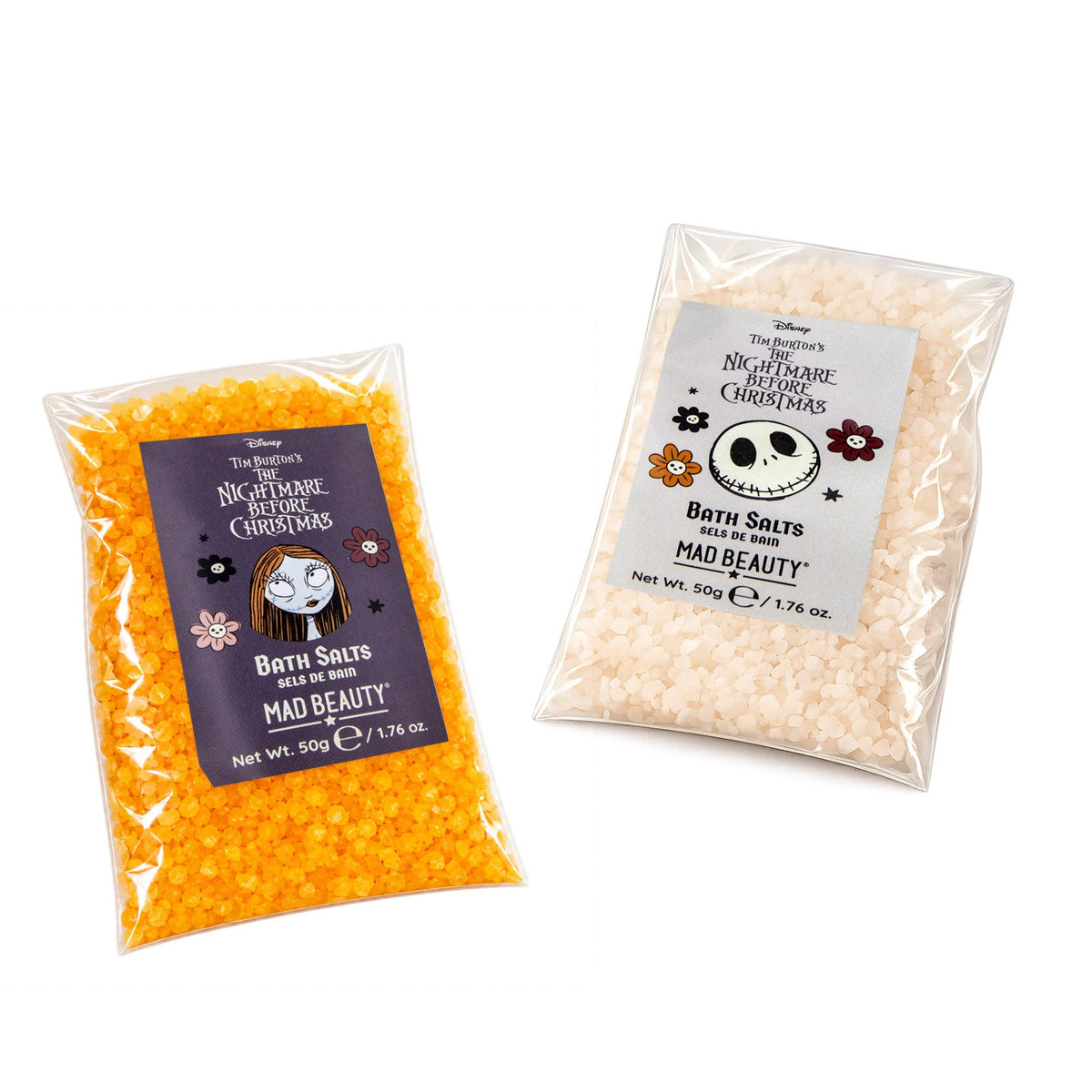 Nightmare Before Christmas face mask sachet included in the advent calendar