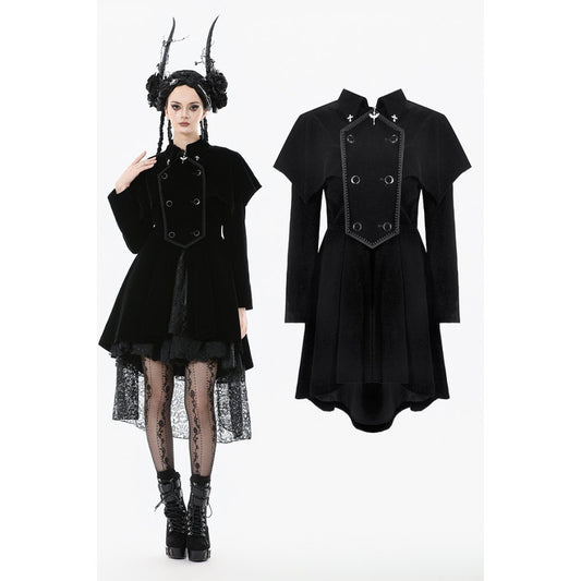 Dark in Love Lilith Officer Velvet Coat