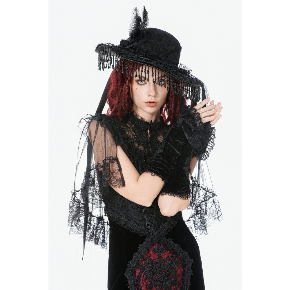 Dark in Love Lillian Victorian Lace Arm Warmers