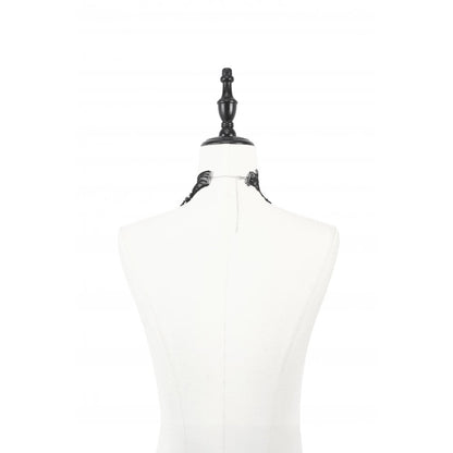 Dark in Love Lysandra Butterfly Lace Beaded Collar
