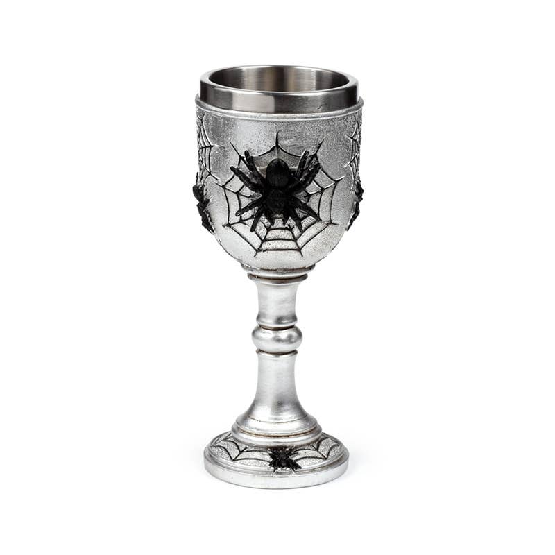 Gothic Gifts Decorative Spider Web Goblet