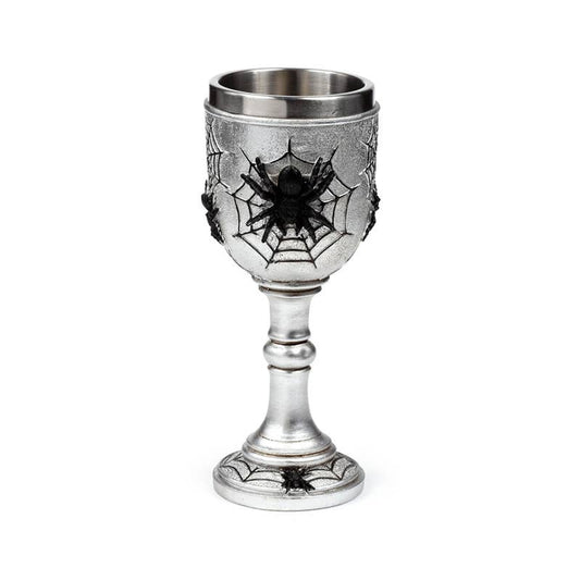 Gothic Gifts Decorative Spider Web Goblet