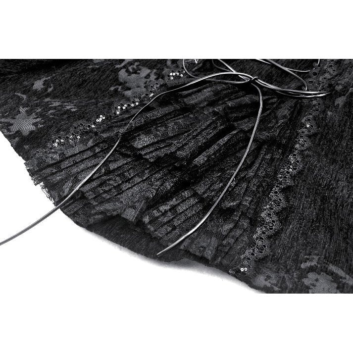 Dark in Love Arwen Black Brocade Jacket - Kate's Clothing