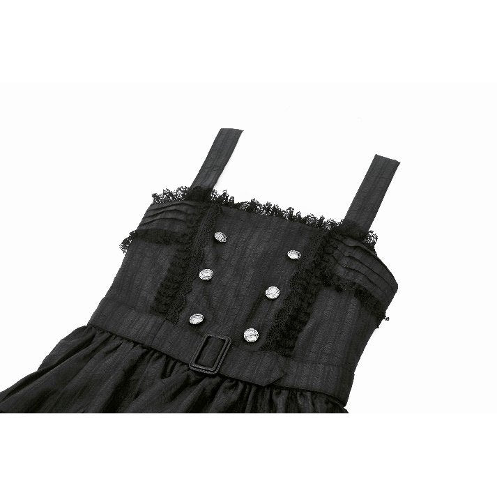 Dark in Love Anita Striped Brocade Mini Dress - Kate's Clothing