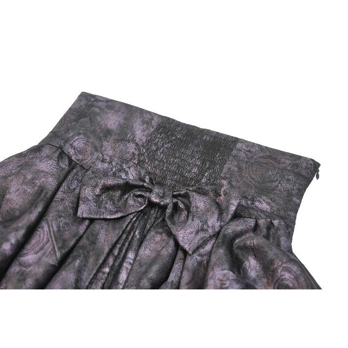 Dark in Love Butterfly-Wing Gradient Dovetail Skirt