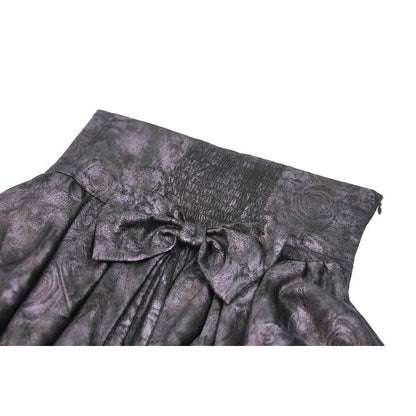 Dark in Love Butterfly-Wing Gradient Dovetail Skirt