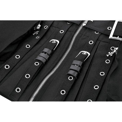 Dark in Love Metal Tactical Punk Skirt