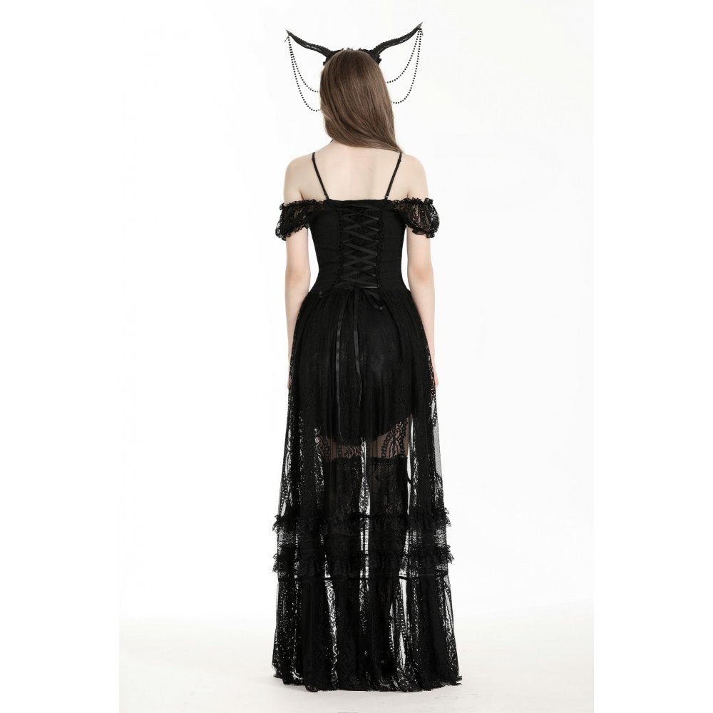 Dark in Love Kelilah Lace Hi-Low Dress - Kate's Clothing