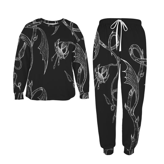 ANTIBrand lounge pyjama set with original artwork print