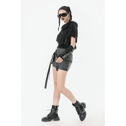 Dark in Love Nyx Distressed Shredded Hooded Poncho