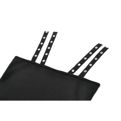 Dark in Love Punk Lace-Up Corset Style Top