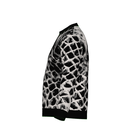 ANTIBrand Shedding Skin Snakeskin Effect Knitted Jumper