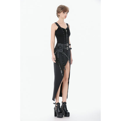 Dark in Love Punk Lace-Up Corset Style Top