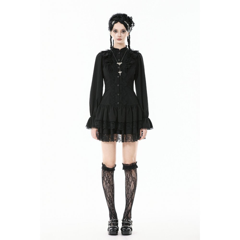 Dark in Love Desdemona Victorian Mini Dress